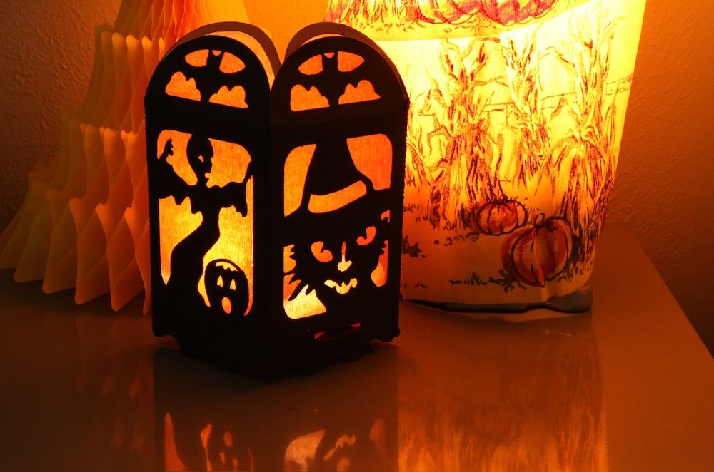 Spooky Silhouette Lantern
