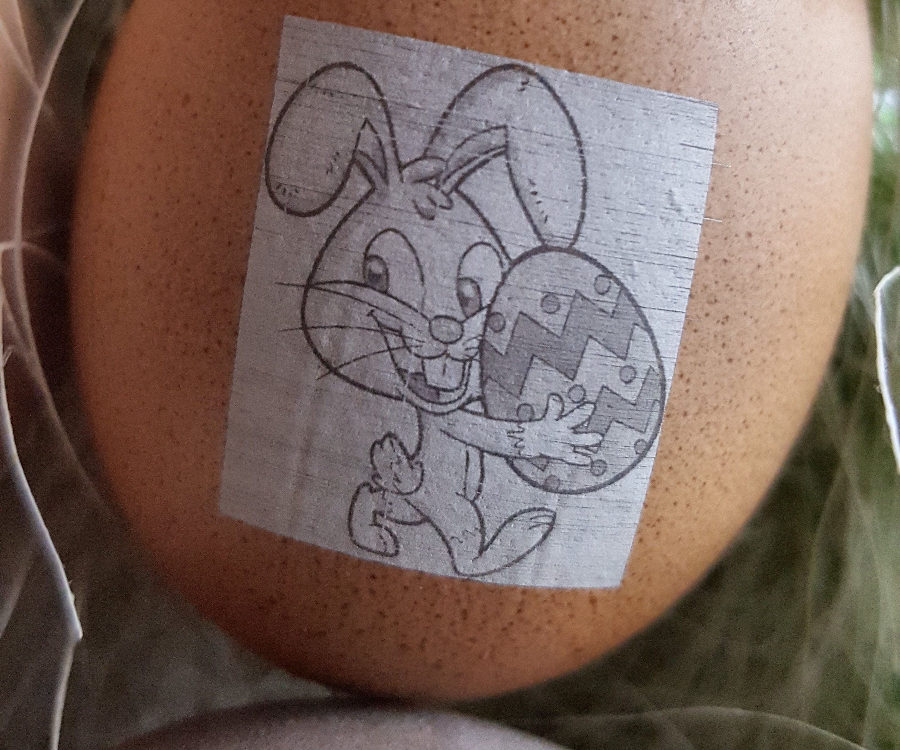 Laser Engraving an Egg for Easter
