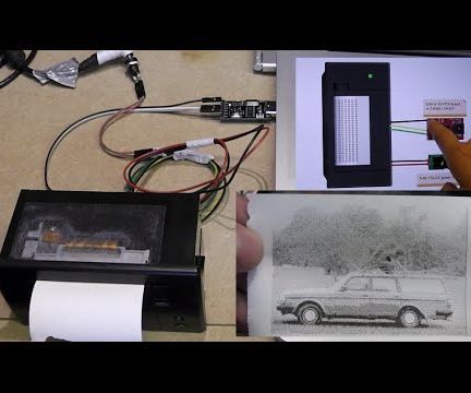 Nice Photo Prints on a Thermal Printer - Halftone and Threshold
