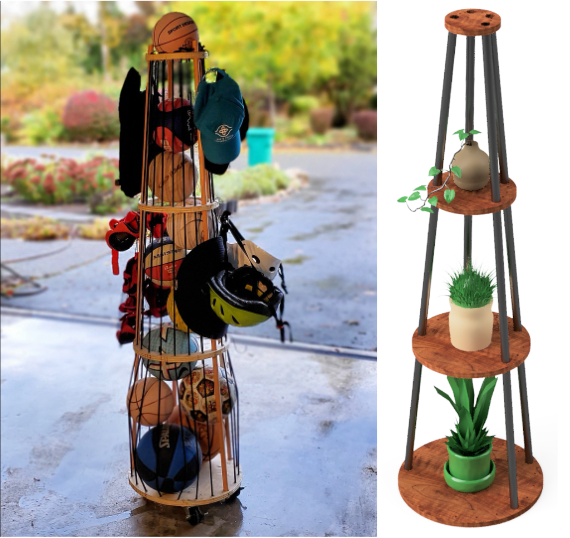 Homemade Ball Rack/Plant Stand : 8 Steps (with Pictures) - Instructables
