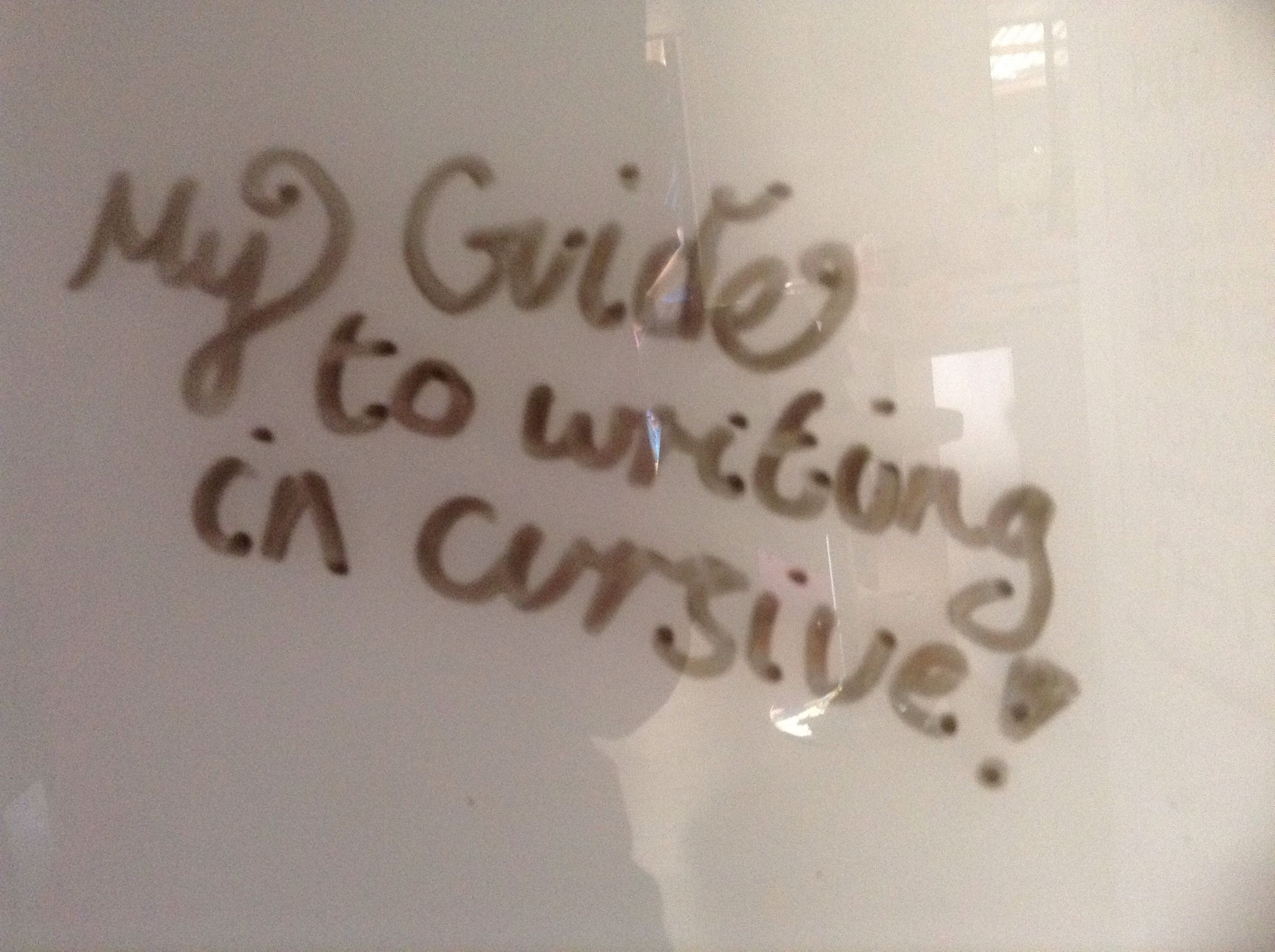 How to Write in Cursive Part 1 