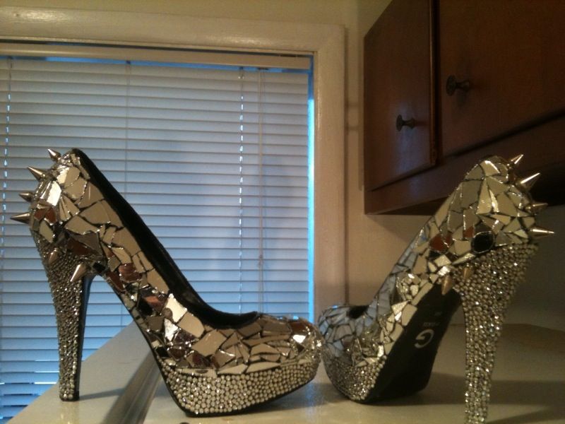 DIY SEXY MIRROR SHOES