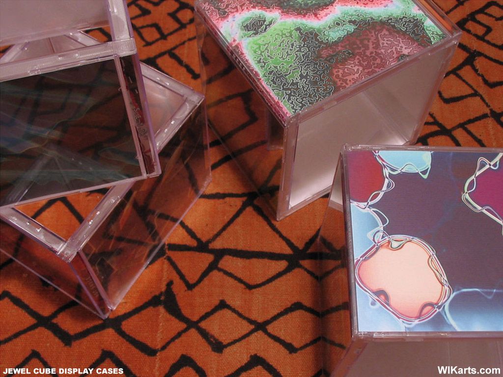 Compact Disc Jewel Cube Display Case