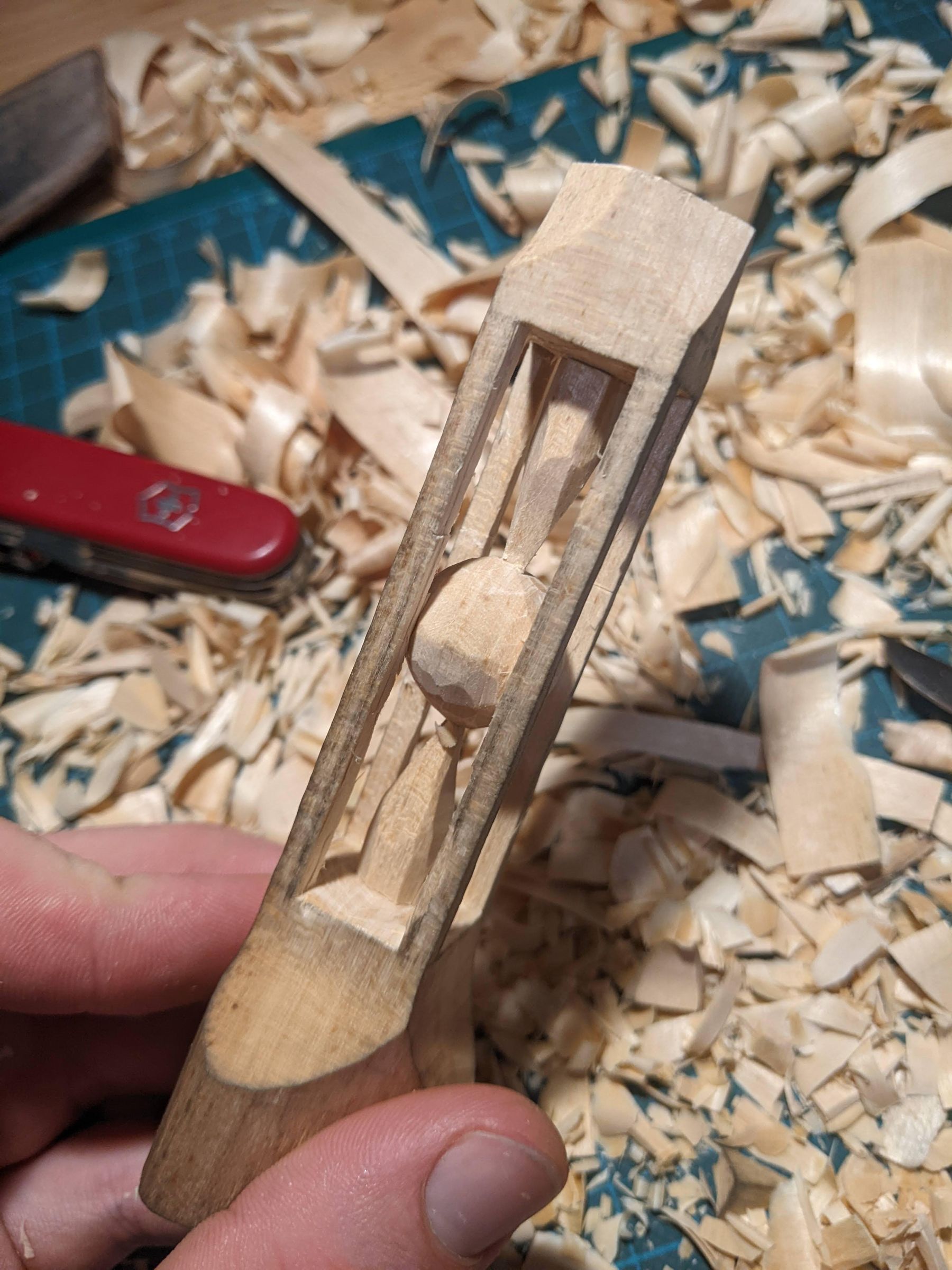 How to Carve a Ball in a Cage Out of Wood 9 Steps (with Pictures