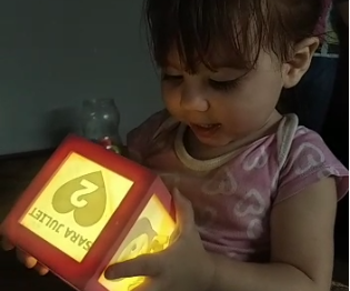 Lamp From the Masha and the Oso Series Lithophane 