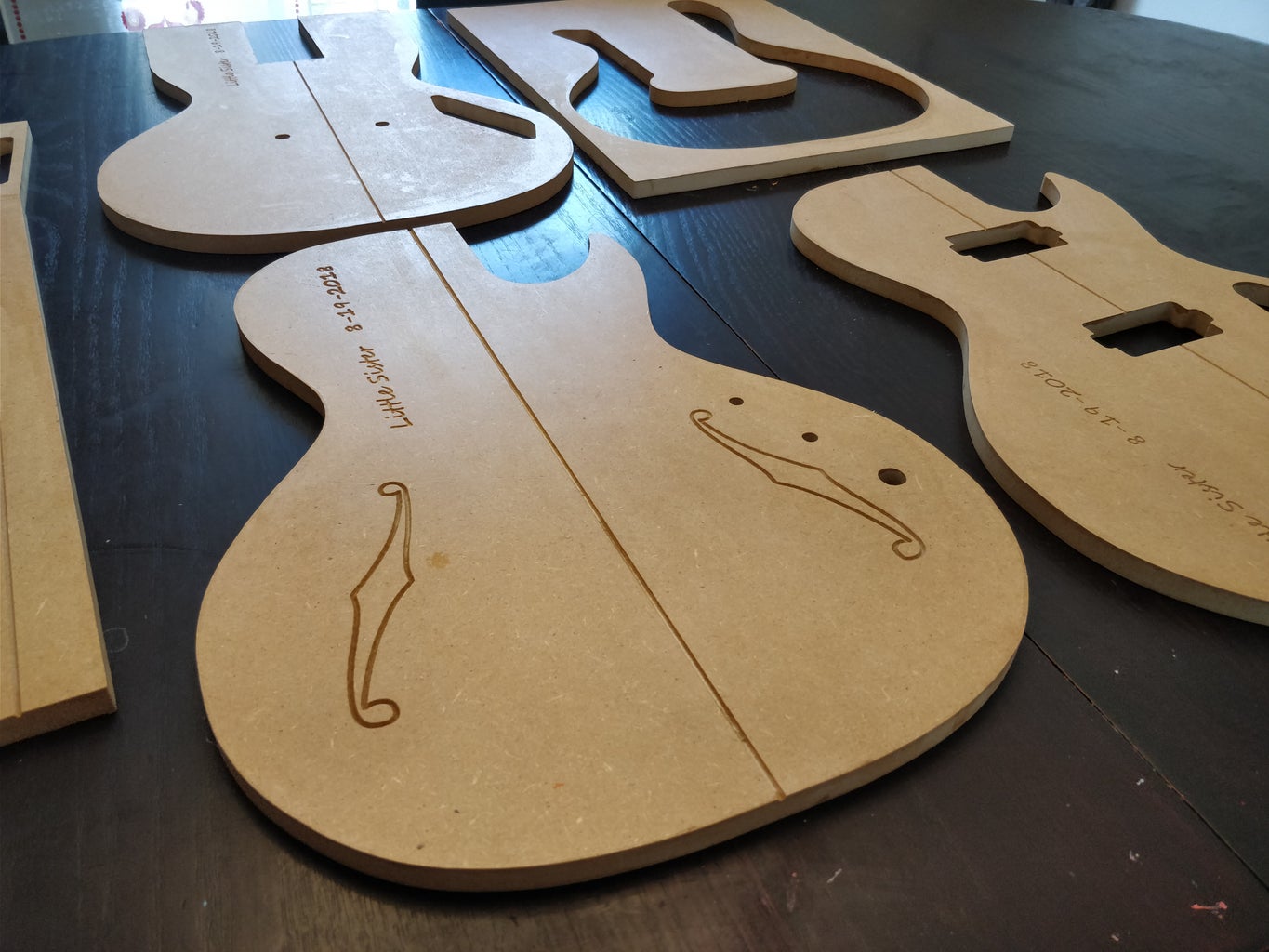 Custom Made Guitar Router Templates Instructables Custom Made Guitar Router Templates Instructables