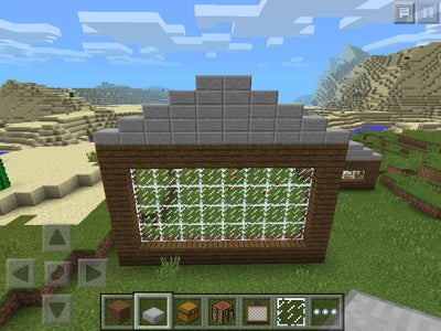 How to Make a Shed Roof on Minecraft 
