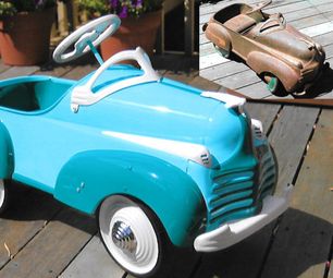 How to Restore an Antique Pedal Car
