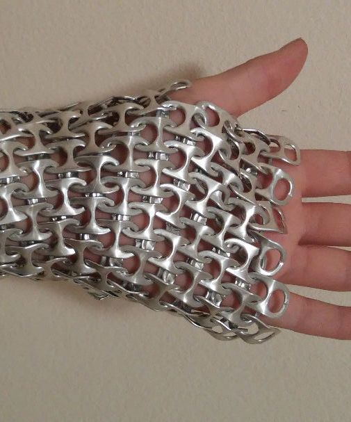 Soda Can Tab Chainmaille Gauntlet