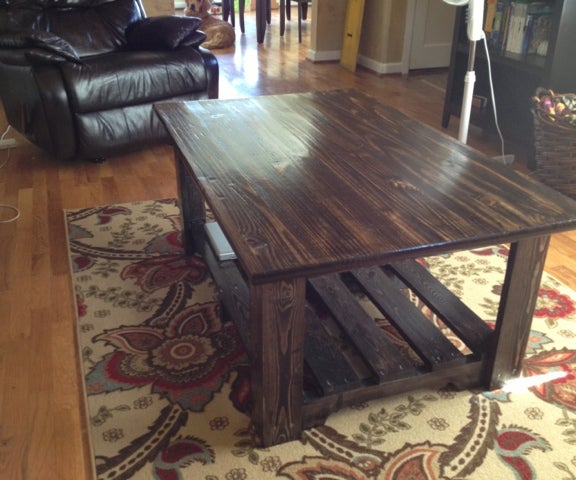 Coffee Table Made From Pallets