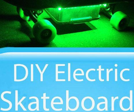 DIY Electric Skateboard With Lights