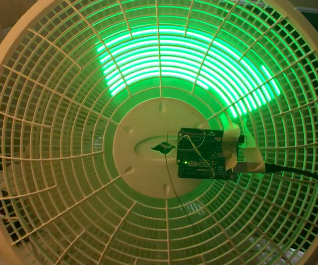 Programmable LED Fan "A Light Breeze"