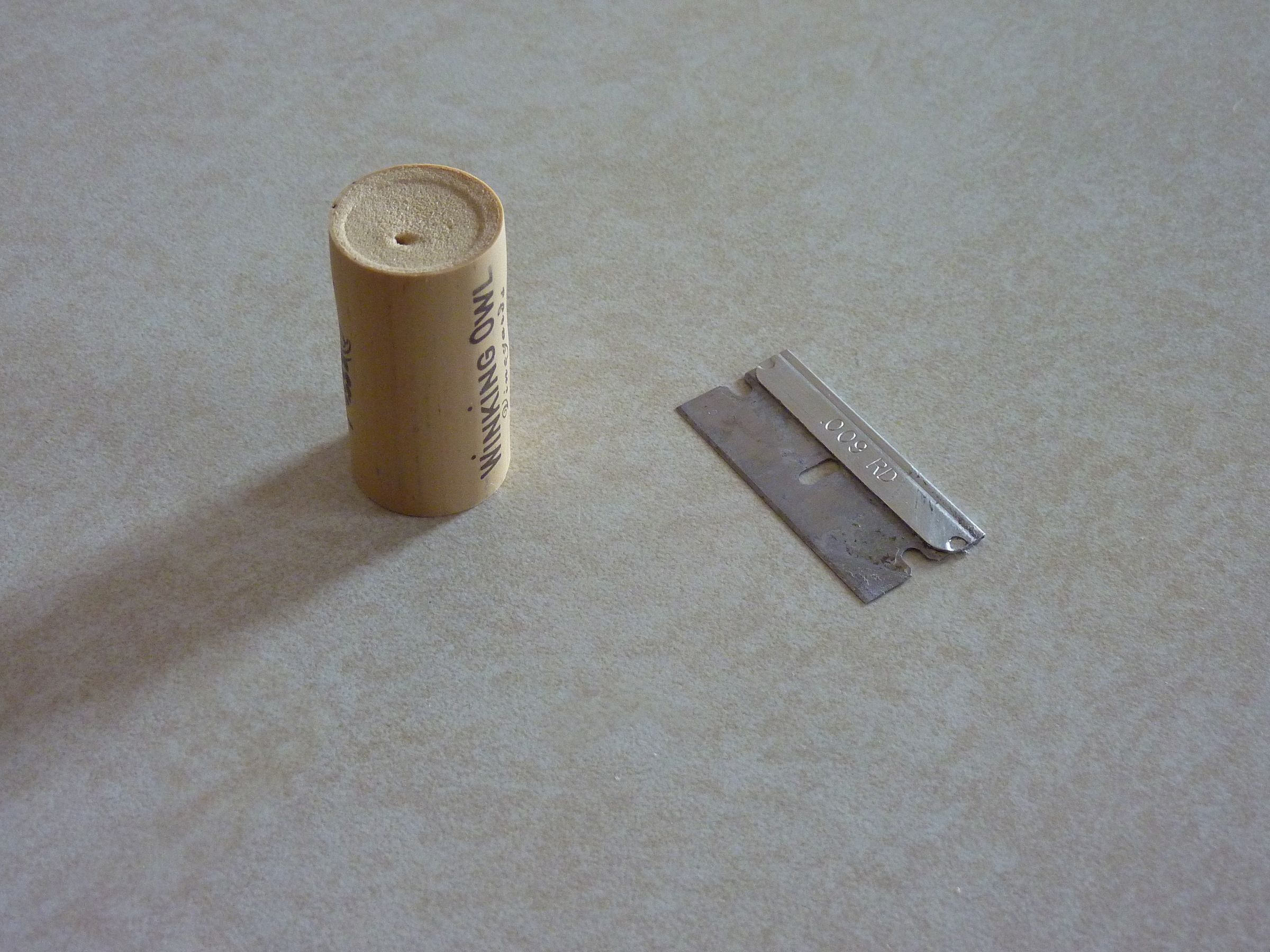 Super Simple Wine Cork Chip Clip