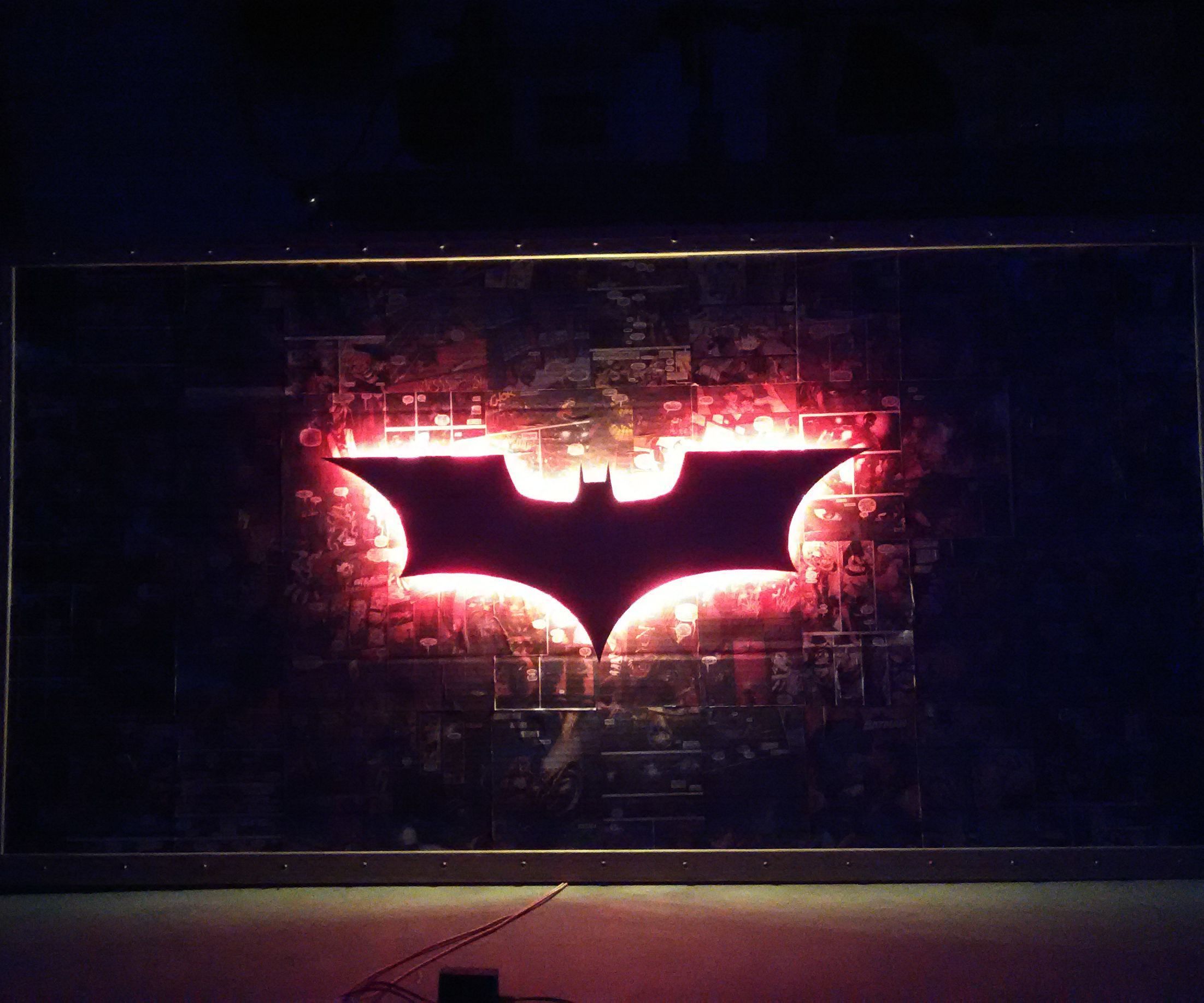 Making Batman Wall Decor Using Old Comics