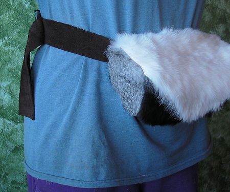 Fur and Leather Fanny Pack 