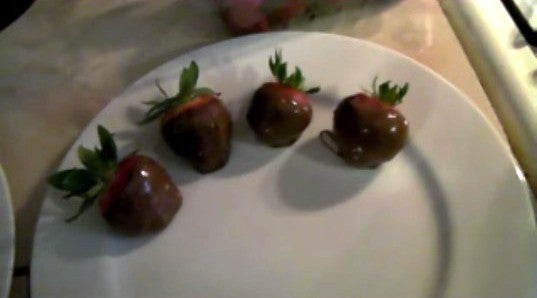 Covering the Strawberries