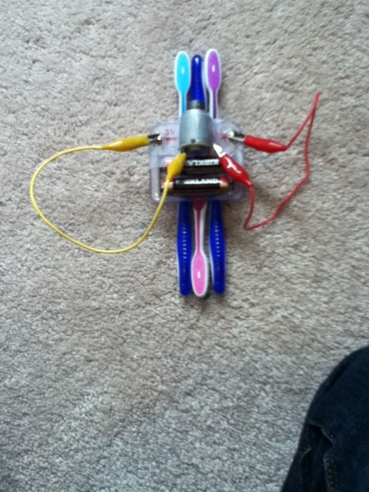 Vibrating Toothbrush Car