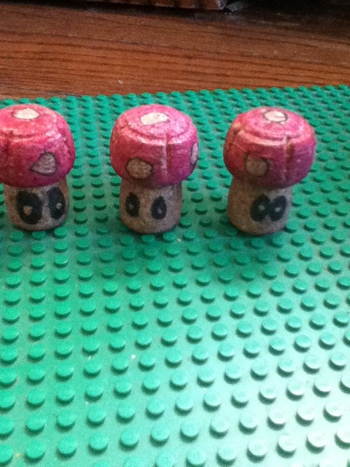 Mario Mushroom Corks