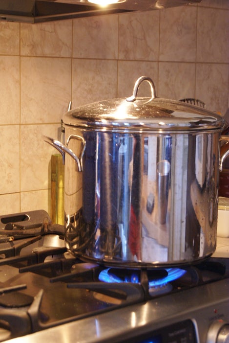 Place the Pot on the Stove.