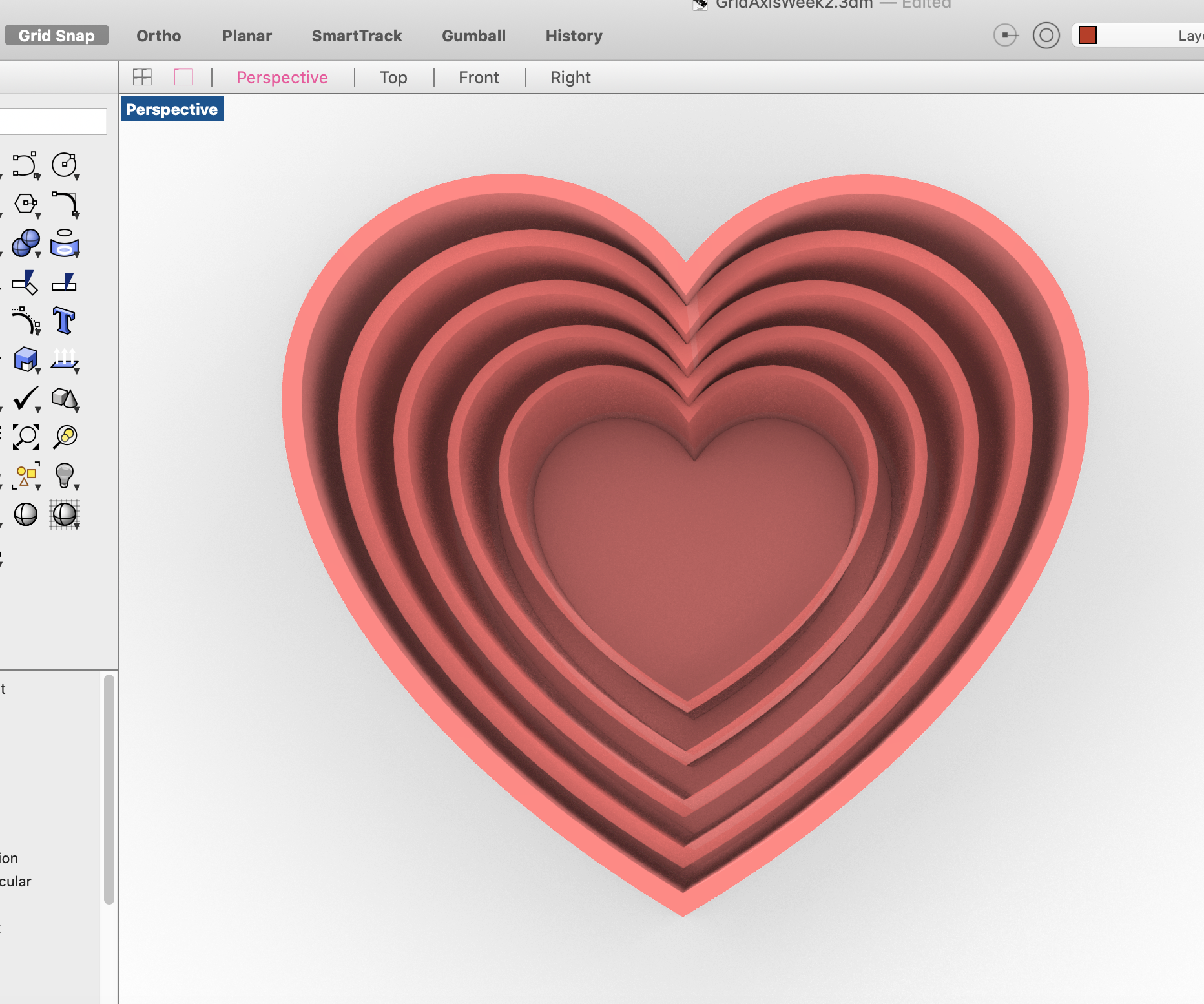 Week 2: Transformation and Nesting Objects With Rhino