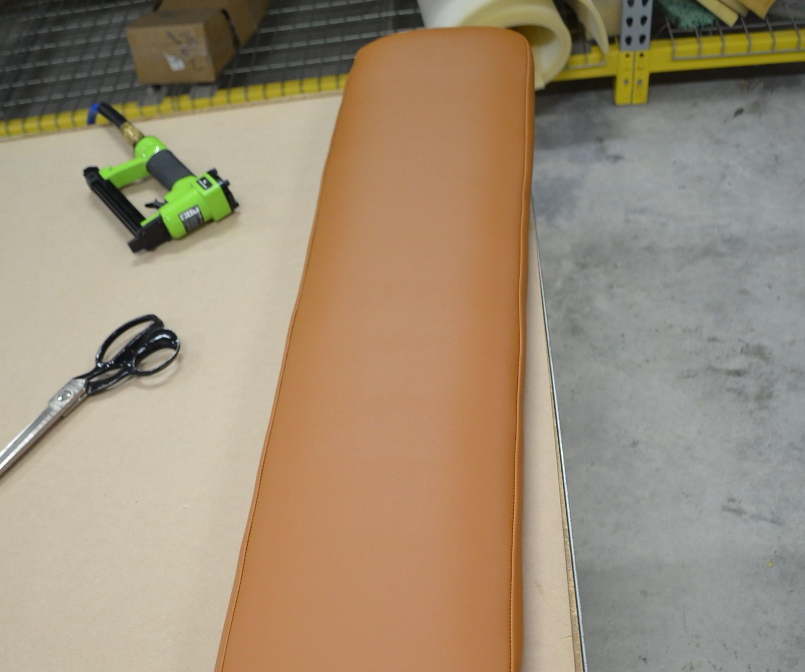 Reupholster Fitness Machine Cushion