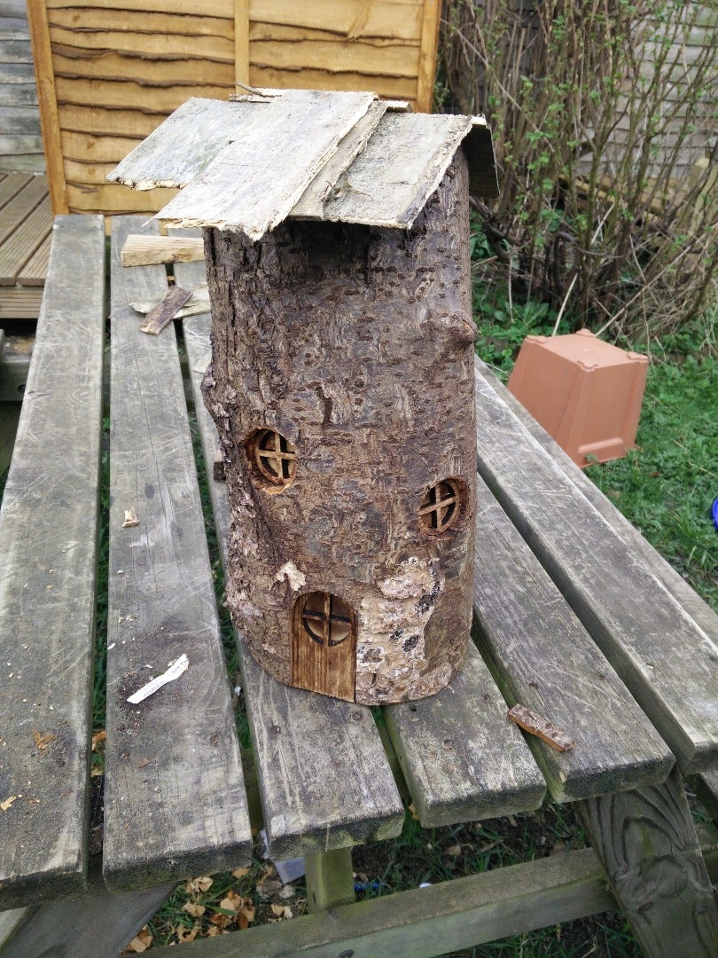 Log Fairy House