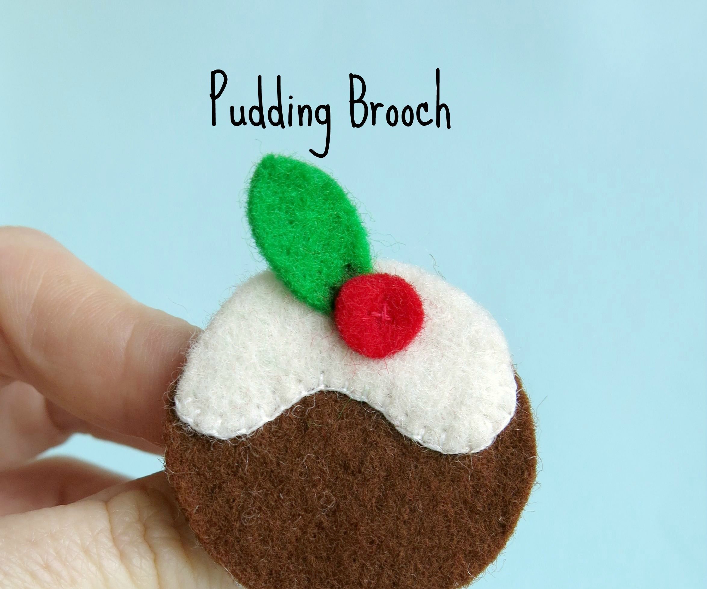 Pudding Brooch