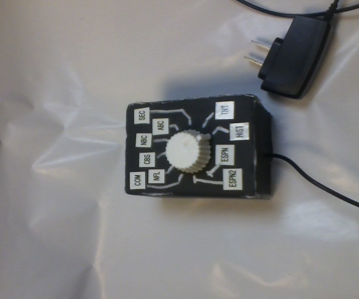 Rotary Knob Alternative TV Remote