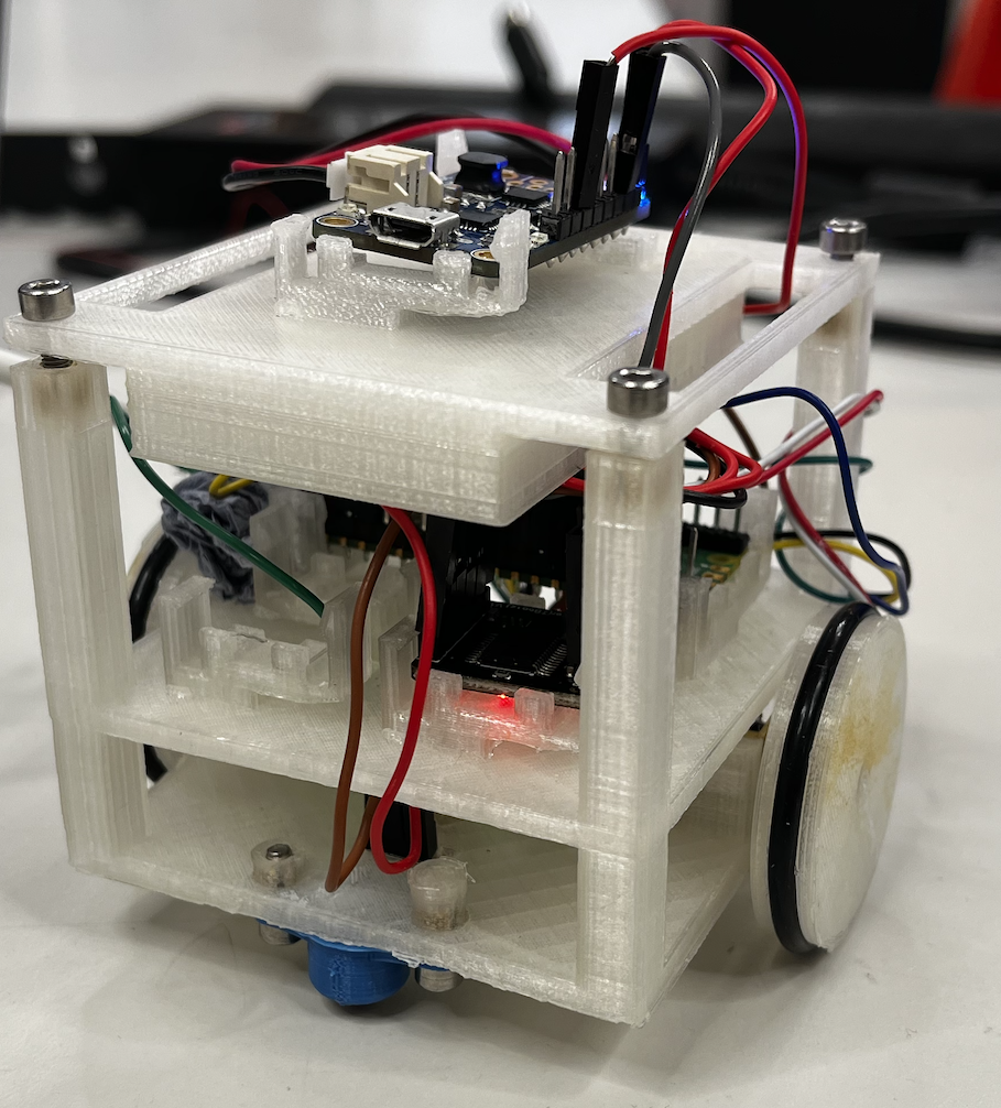 Differential Wheeled Robot With IR Sensing : 11 Steps (with Pictures ...