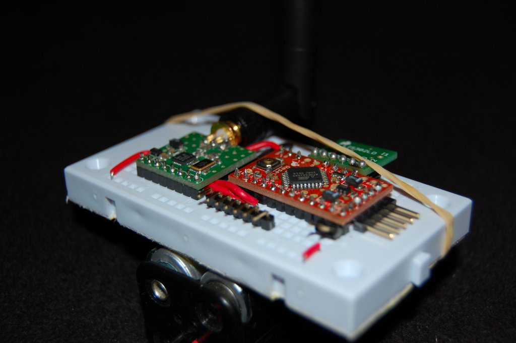Wireless Accelerometer Controlled rgb-LED's