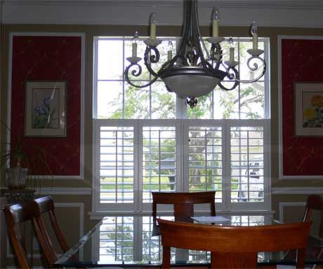 Cafe Style Shutters the Best for Town Houses Needing Both Light and Some Privacy
