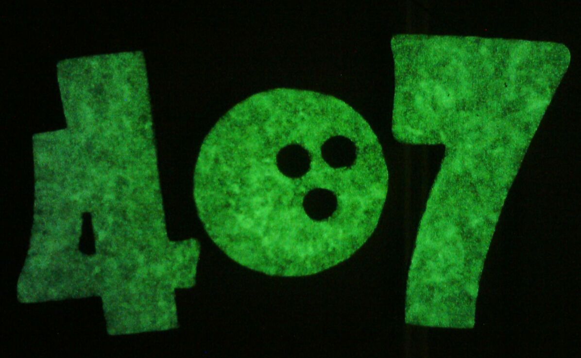 Glow in the Dark House Numbers