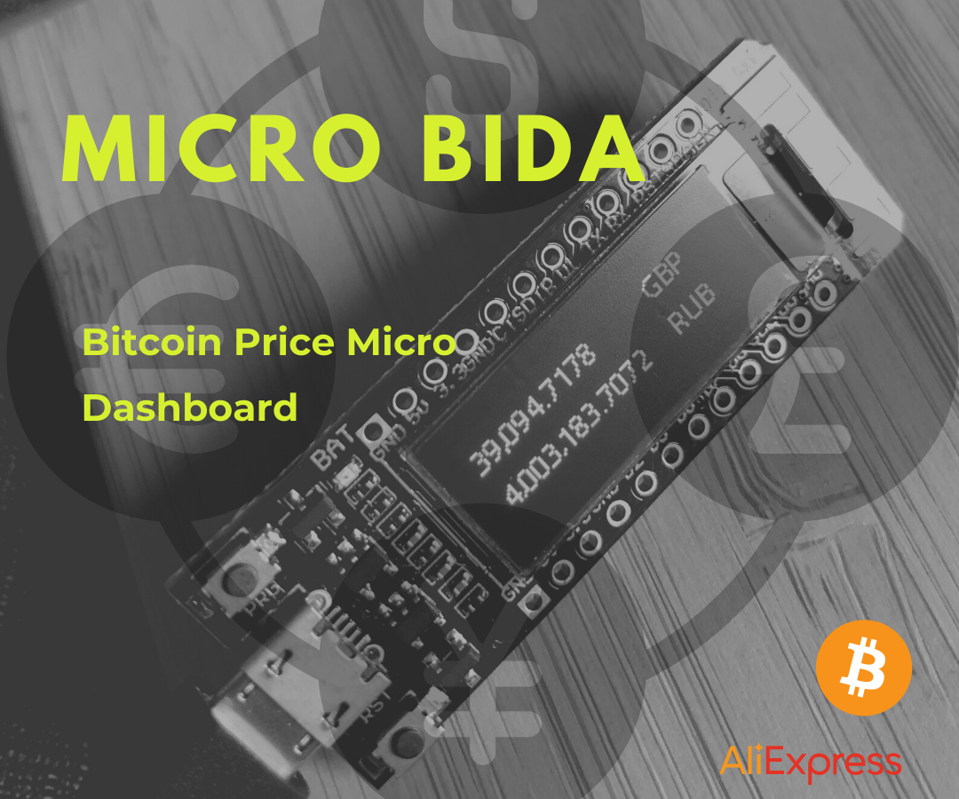 Micro BiDa - Bitcoin Price Micro Dashboard