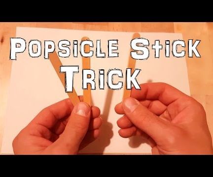 How to Turn 3 Popsicle Sticks Into 4 (WITHOUT BREAKING THEM)