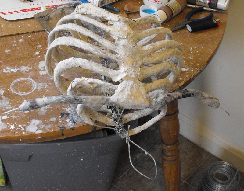 The Ribcage - Paper Mache' & Wire