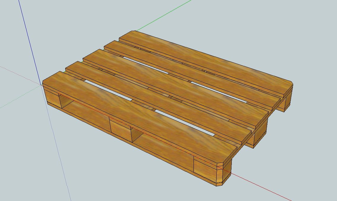 EURO-Pallet Workbench - Simple