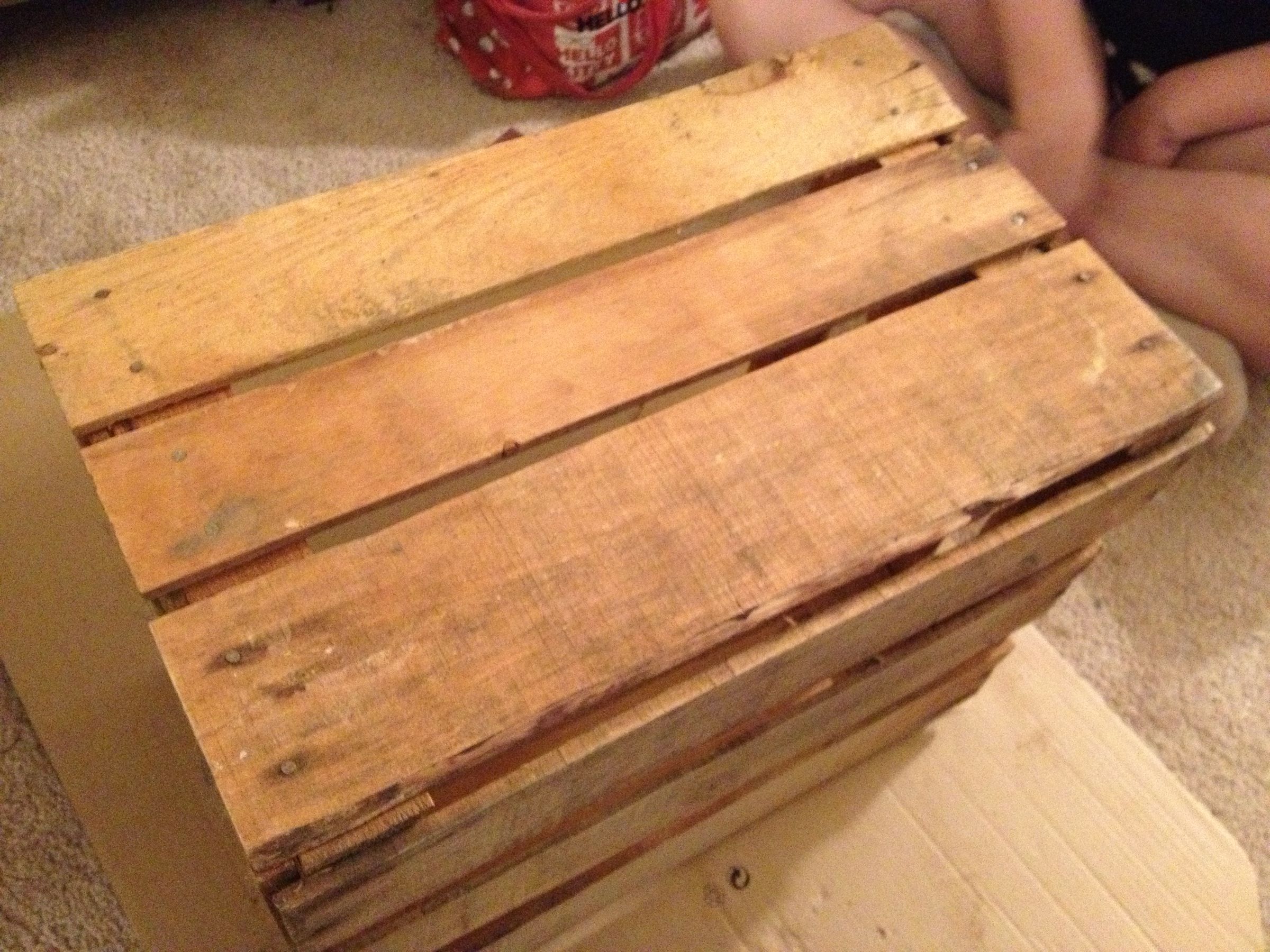 Refurbished Wooden Crate