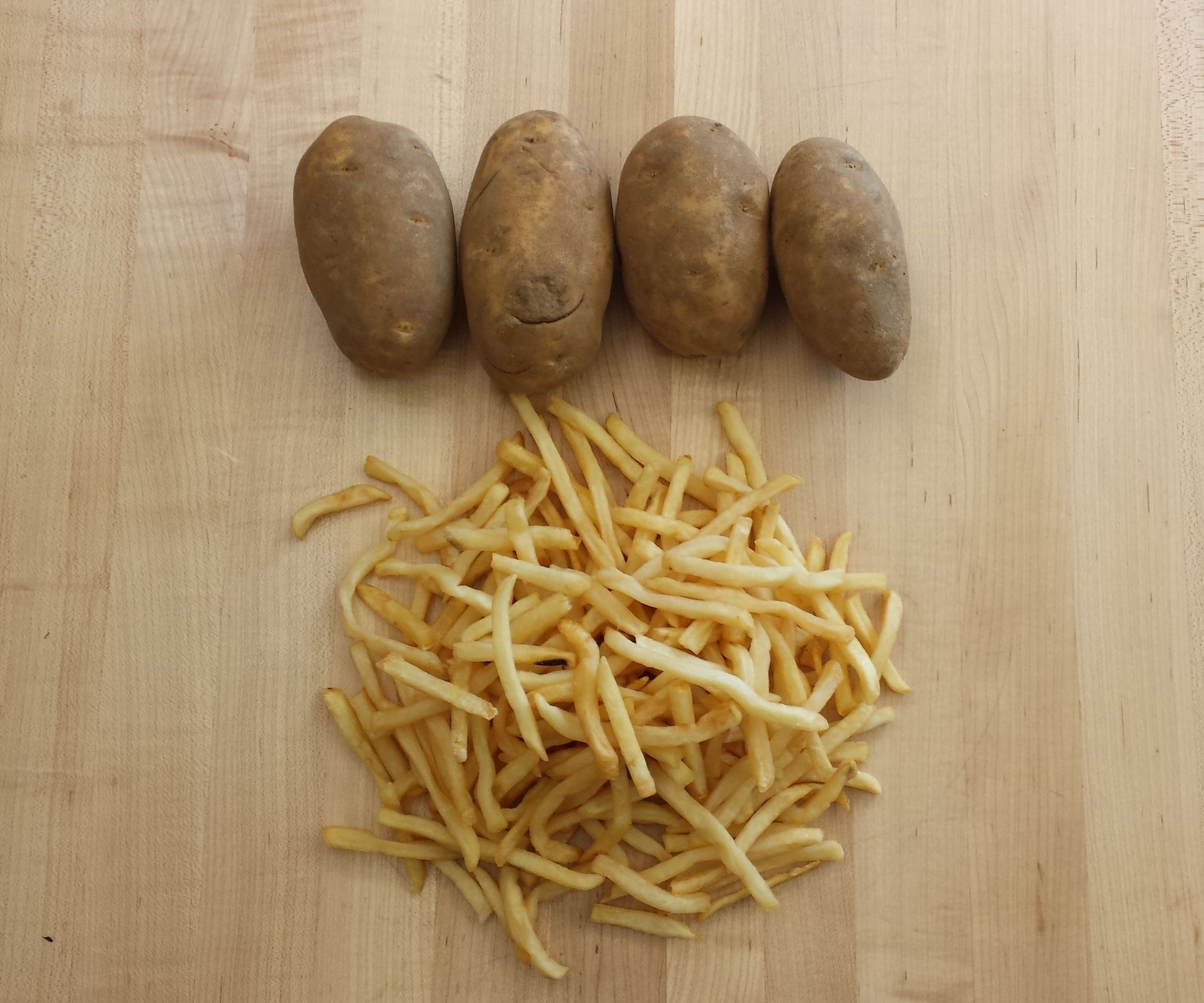 Turn your French fries back into a potato
