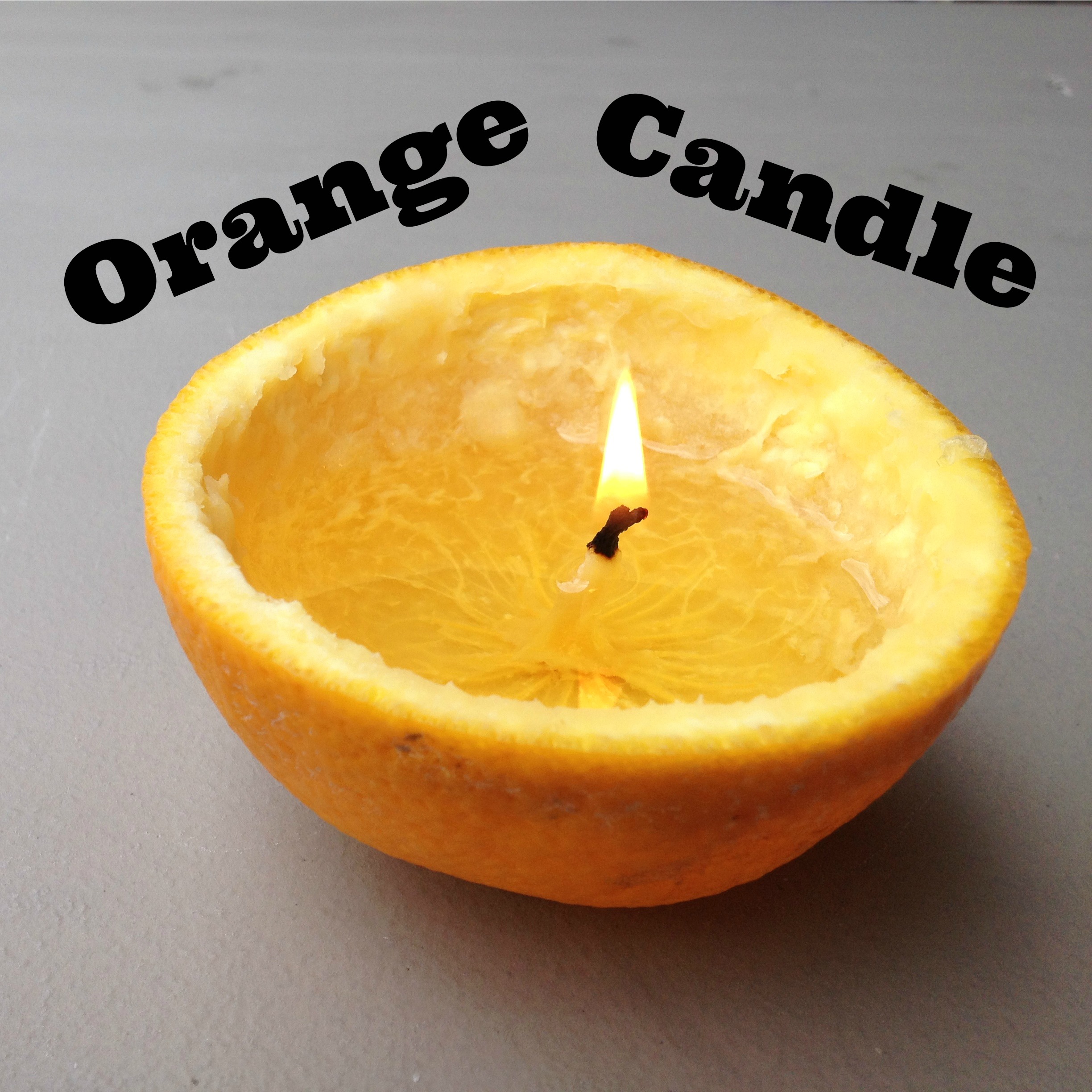 Turn an Orange Into a Candle! 8 Steps (with Pictures) Instructables