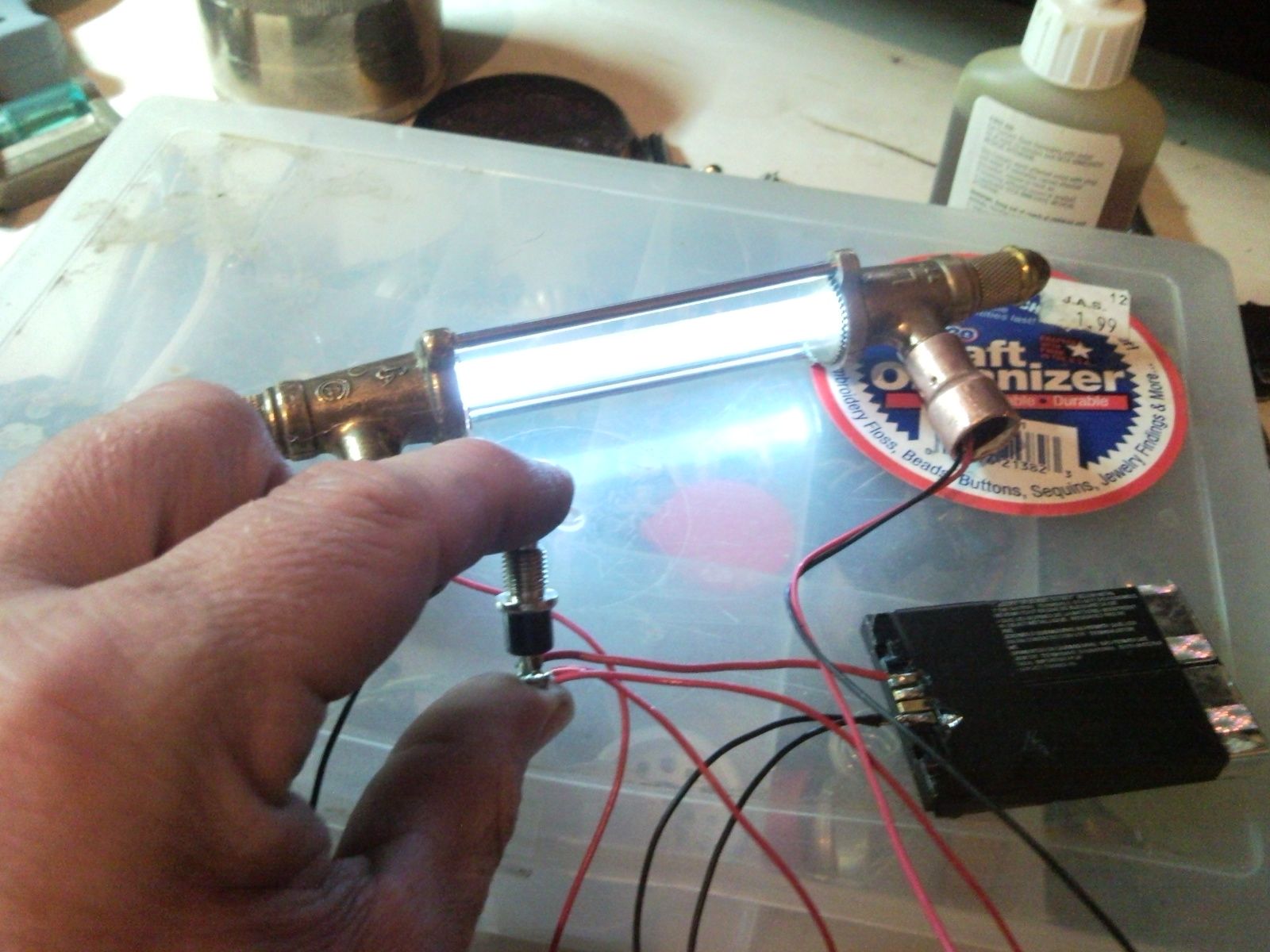 Introduction to Making a SteamPunk Light Tube U.S.A. Version 2.0