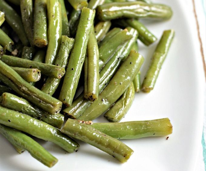 Super Easy Pan Fried Fresh Green Beans