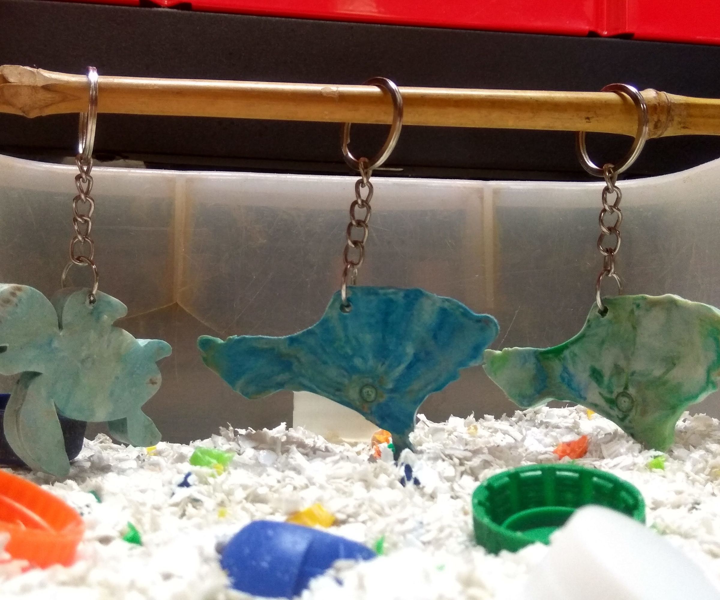 Recycled Plastic Keychain