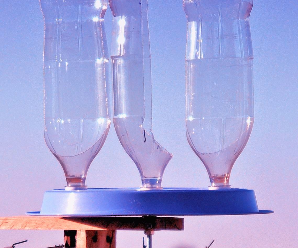 Coke Bottle Wind Turbine