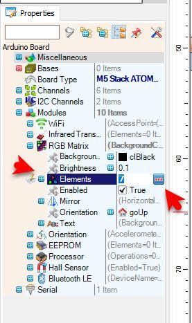 In Visuino Set Components