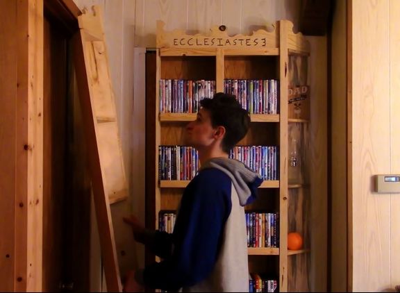 Crafting a Hidden Bi-Folding DVD Rack : 7 Steps - Instructables