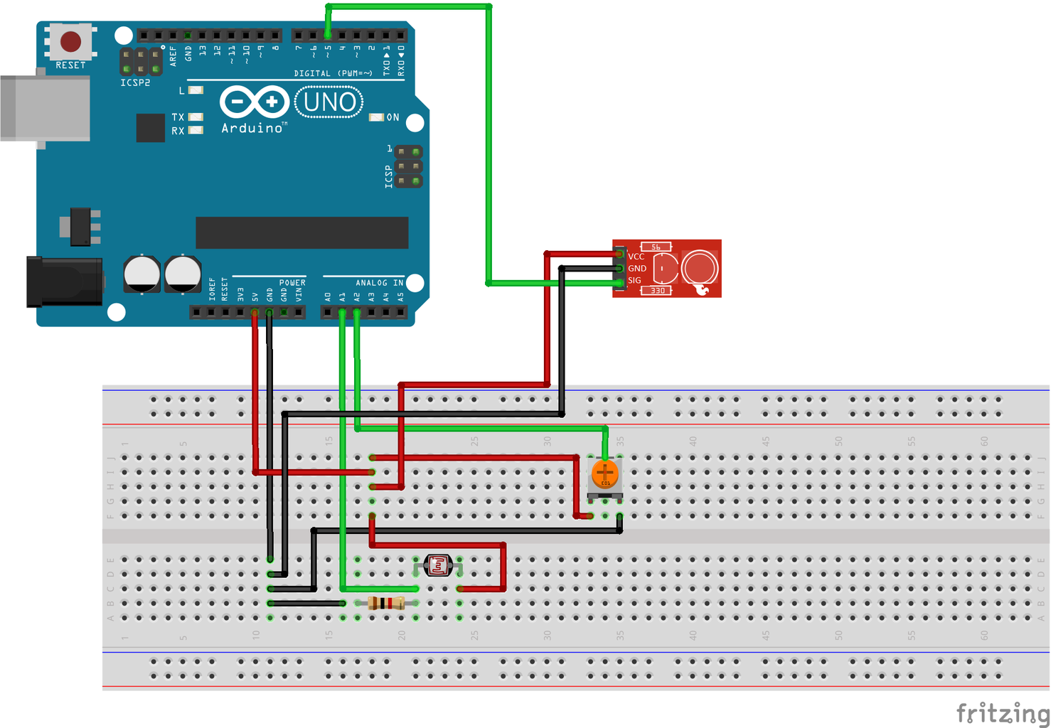 Connect IR Sensor to the Arduino