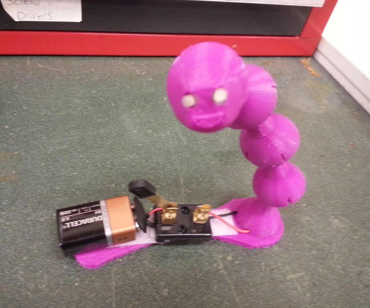 3D Printed Cow Bookmark/Booklight