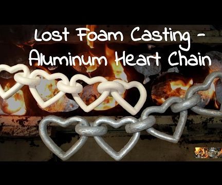 Valentines Day - Aluminum Heart Chain