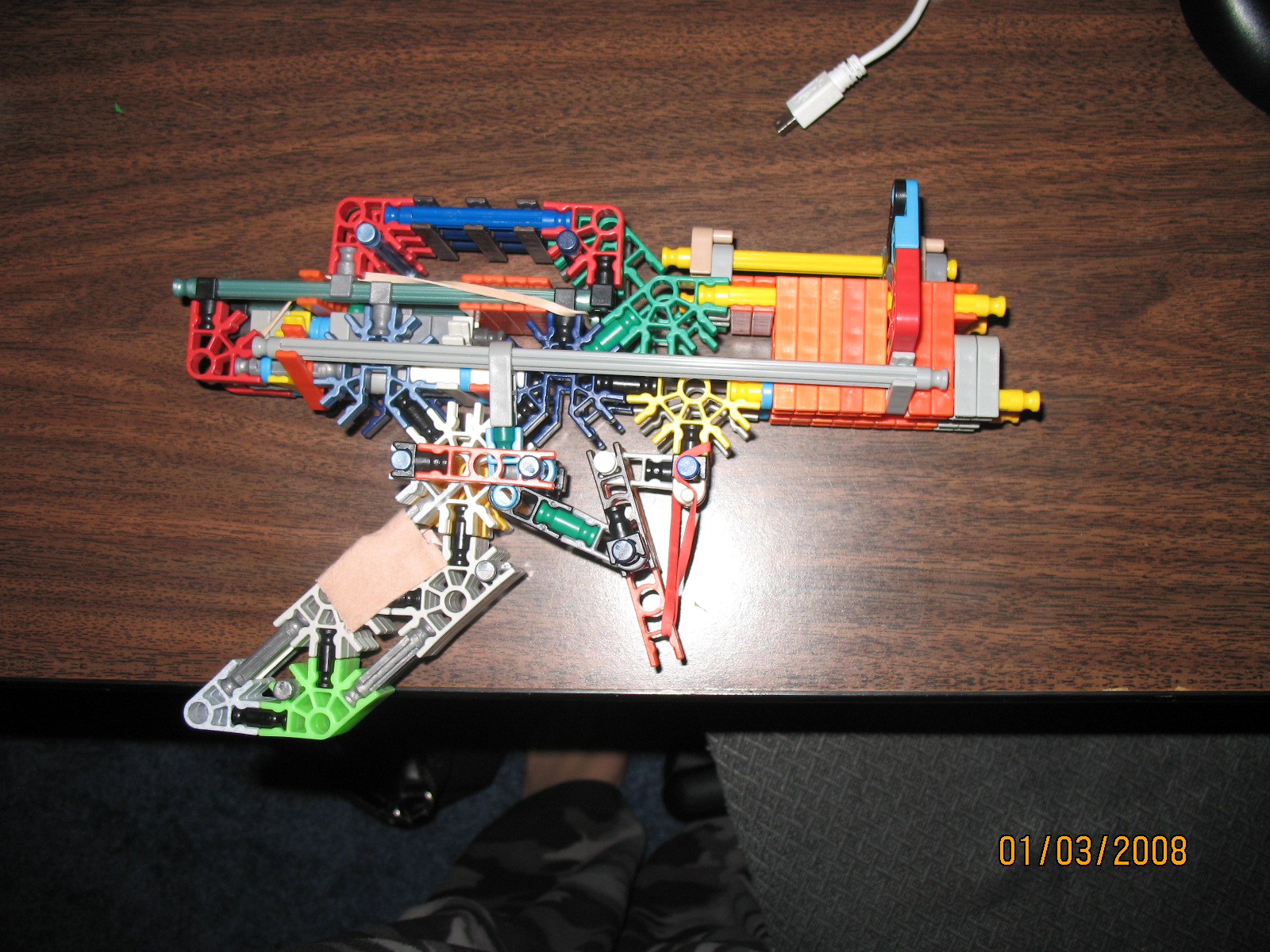 Silent Knex Pistol