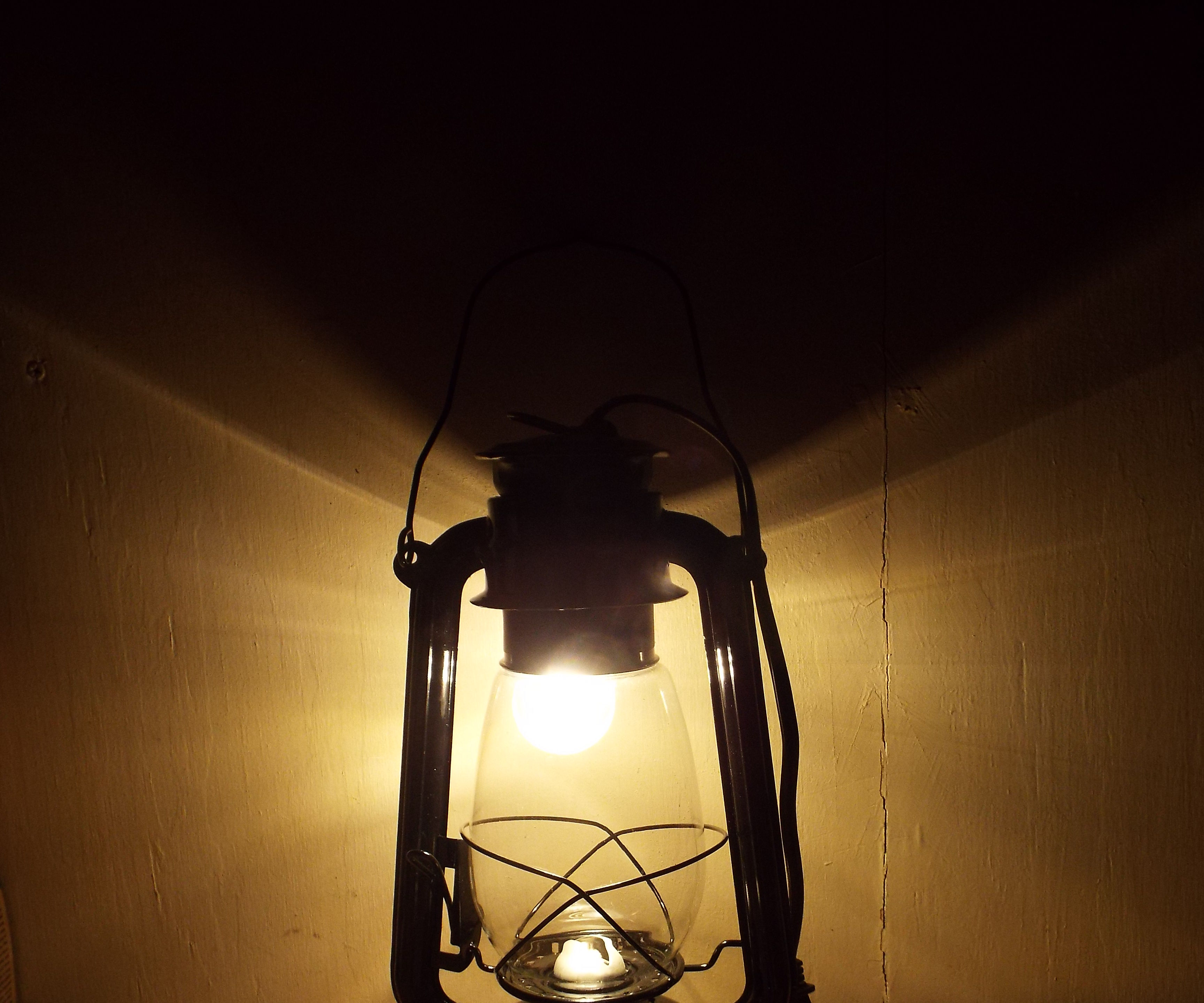 Kerosene Lantern Wall Sconce